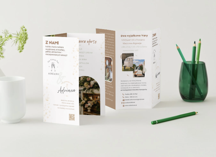 Materiały reklamowe Adriano Van